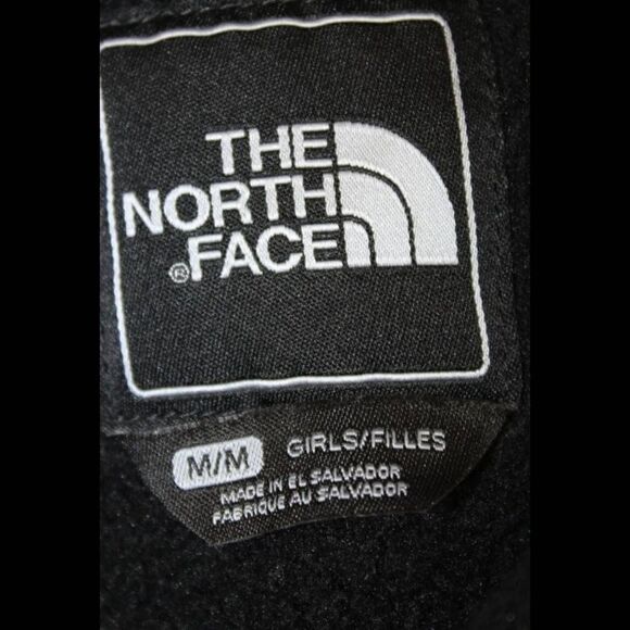 THE NORTH FACE BLACK DENALI JACKET GIRLS SIZE MEDIUM - Picture 6 of 7